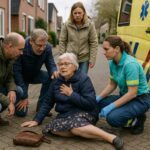 Bejaarde valt in Voorthuizen, omstanders helpen