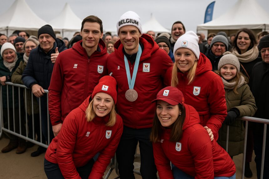 Belgische Olympische medaillewinnaars bijeen op Winterfestival Middelkerke