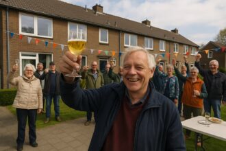 Bewoners Scherpenzeel vieren opknapbeurt De Maatjes-woningen