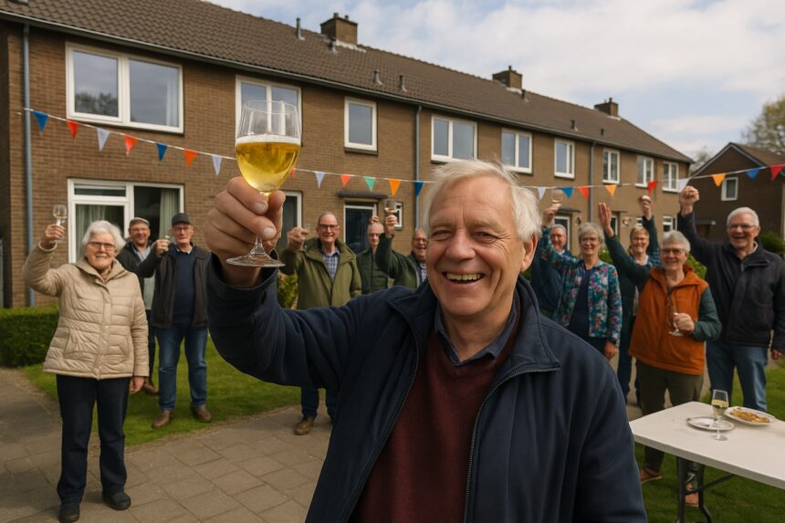 Bewoners Scherpenzeel vieren opknapbeurt De Maatjes-woningen
