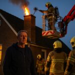 Brandweer bestrijdt schoorsteenbrand bij woning