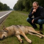 Dode wolf langs N310 bij Kootwijkerbroek: vermoedelijk aangereden