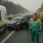 Enorme file van 90 minuten door kettingbotsing