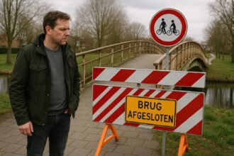 Fiets- en wandelbrug Barneveld maanden gesloten vanwege risico's