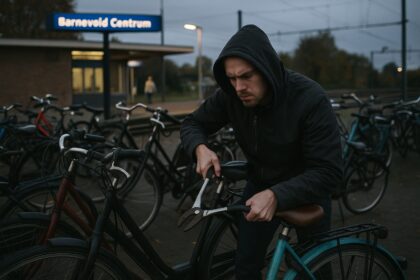 Fietsendief steelt fietsen bij station Barneveld Centrum & Zuid