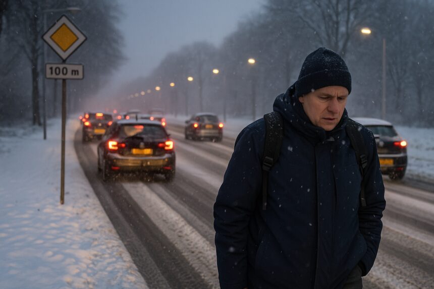Gelderland onder code geel wegens sneeuw
