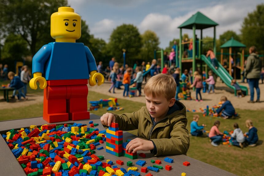 Jeugd vermaakt zich op Legofestival in Voorthuizen