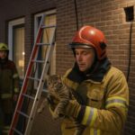 Kat uit Barneveld na spouwmuurval weer bij baasje