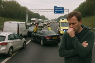 Kettingbotsing A1 Barneveld: 11 km file en grote vertraging