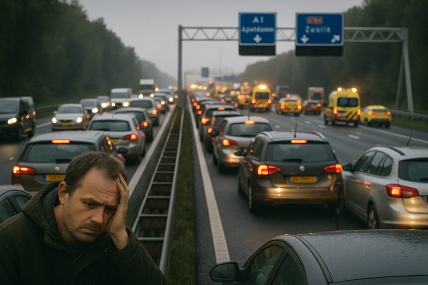 LIVE Verkeersupdate: Ochtendspits en ongevallen • Zware files A1 en A50