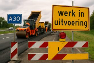 LIVE Verkeersupdate: Wegwerkzaamheden A30 gestart