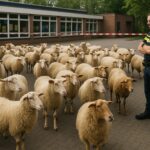 Politie grijpt in bij ronddwalende schapengroep