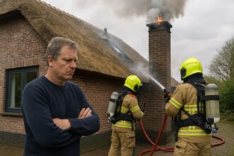 Schoorsteenbrand breidt niet uit naar rietenkap Voorthuizen