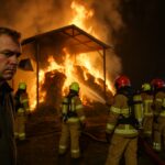 Schuur Harskamp beschadigd door shovelbrand (video)