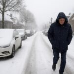 Van regen naar sneeuw met plaatselijk zware vorst