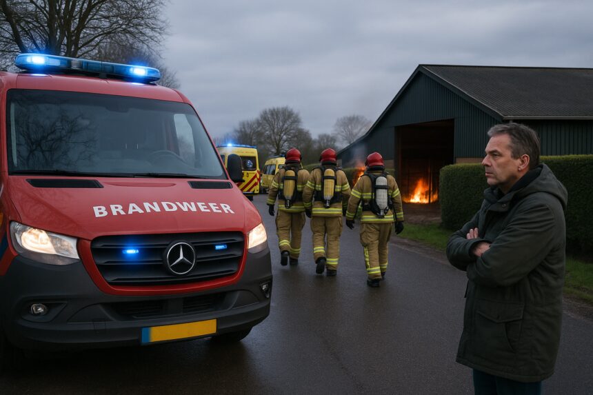 Vlammen uit vuurvat ontdekt